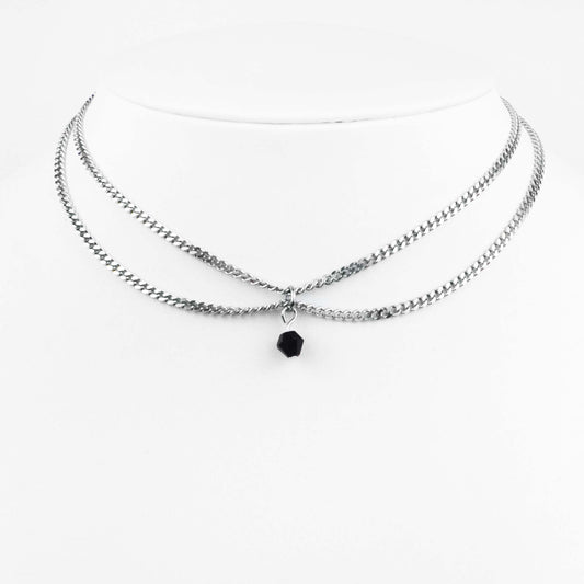 EDRA TEARDROP | DOUBLE CHAIN CHOKER