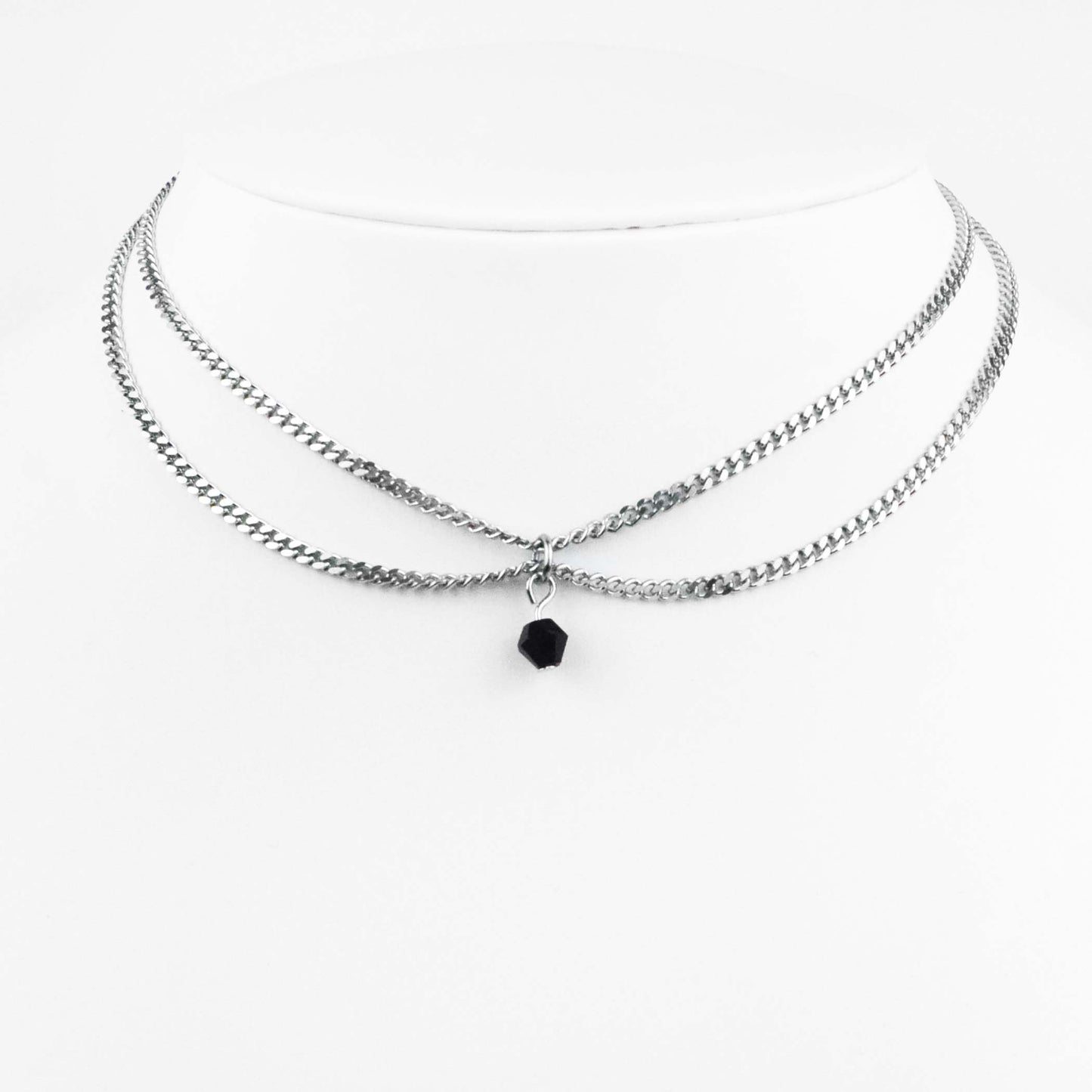 EDRA TEARDROP | DOUBLE CHAIN CHOKER