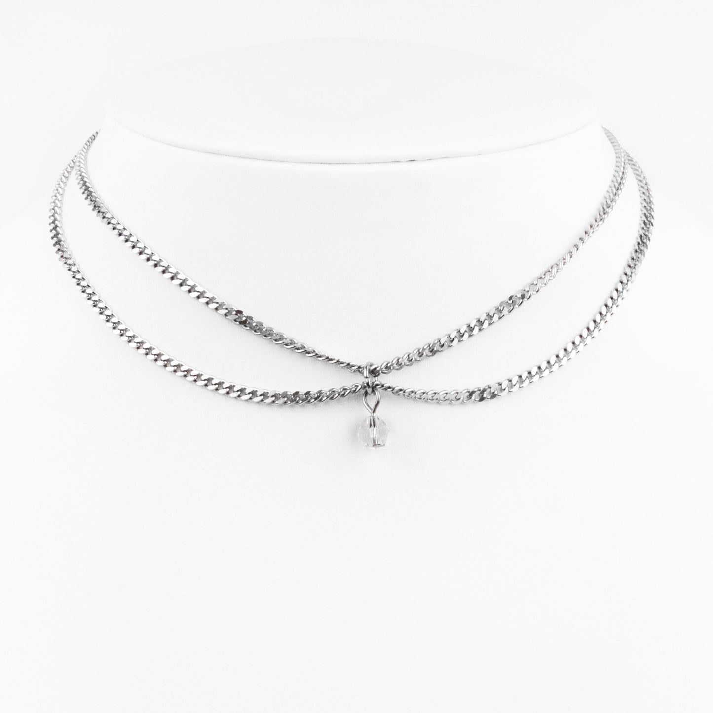 EDRA TEARDROP | DOUBLE CHAIN CHOKER