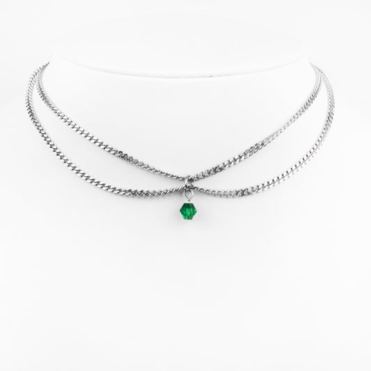 EDRA TEARDROP | DOUBLE CHAIN CHOKER