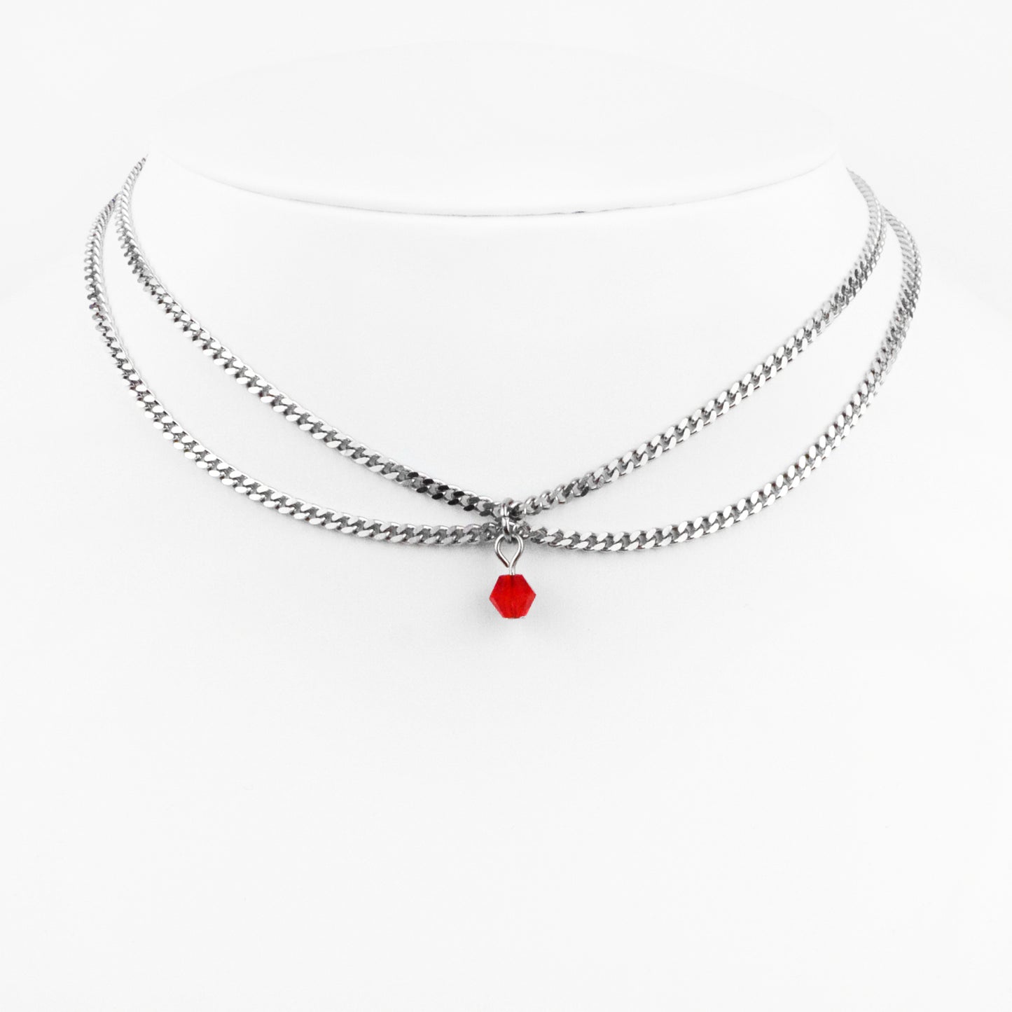 EDRA TEARDROP | DOUBLE CHAIN CHOKER